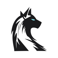 wolf head logo