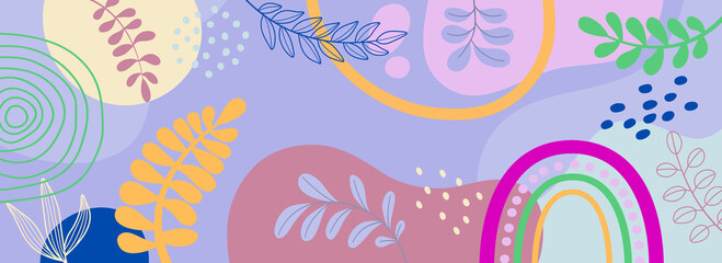 Spring background with beautiful. abstract backgrounds. space for text. for posters, cover design templates, social media stories wallpapers with spring leaves.