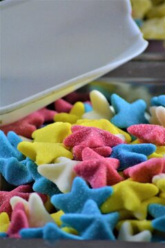 Caramelle a forma di stellina