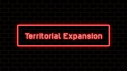 Territorial Expansion のネオン文字