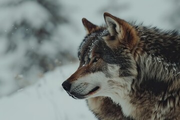 Obraz premium Unique wild animals depicted on a gray background, ideal for creative artwork ideas.