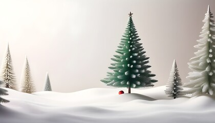 Obraz premium empty space for creative messages on vibrant christmas illustration