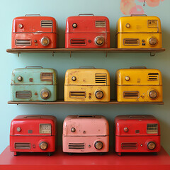 Toasters from each decade since 1900s