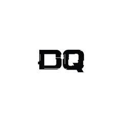 DQ monogram logo design letter text name symbol monochrome logotype alphabet character simple logo
