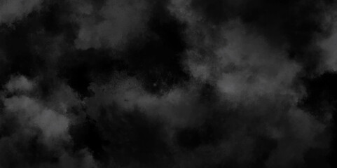 Abstract ash cloud and smoke texture in dark background. White Black fog effect transparent smoke isolated dark dramatic sky with black stormy clouds. Grunge creative and becorative fractal somke art
