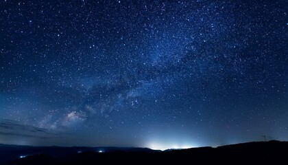 夜空に輝く星のテクスチャTexture of stars shining in the night sky
