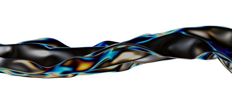 Radiant Chromatic Palette: An Enchanting 3D Journey of Colors