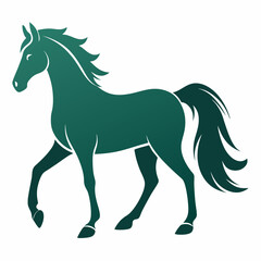 A simple, elegant silhouette of a horse, perfect for adding a touch of rustic charm to your designs. This clean and minimalist design is ideal for branding, logos.