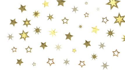 Twinkling Christmas Trail: Exquisite 3D Illustration of Falling Festive Starry Traces
