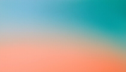 Serene Teal to Peach Gradient: A calming, soft blend of turquoise and apricot hues. Perfect for minimalist designs and peaceful backgrounds.