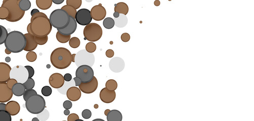 confetti png. Gold confetti falls from the sky.
