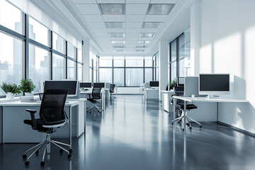 Modern Office with High-tech Air Conditioning for Optimal Comfort  