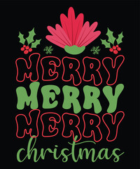 Merry Christmas t shirt design