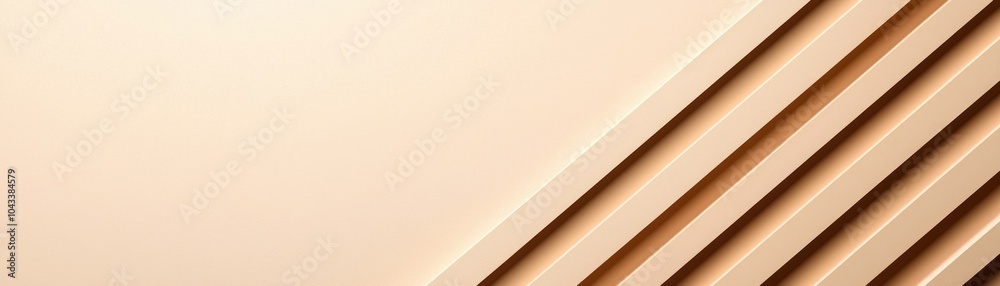 Wall mural a series of diagonal lines creating a smooth, calming beige background, perfect for design projects 