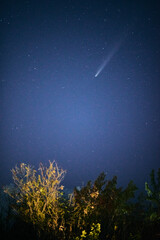 C2023 A3 (Tsuchinshan–ATLAS) is a comet from the Oort cloud has been spotted in Mauritius, Africa