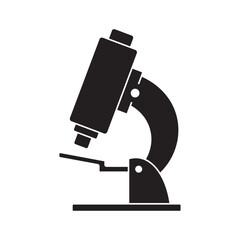 microscope flat icon vector