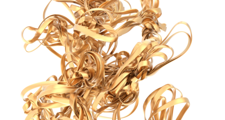 Gold background, gold polished metal, steel texture