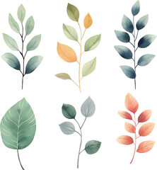 seamless background with leaves