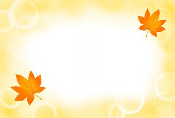 紅葉のポストカード