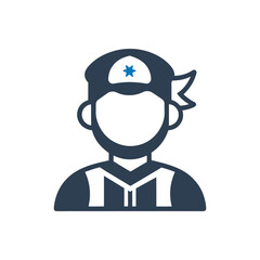 Sports Fan Icon on white background