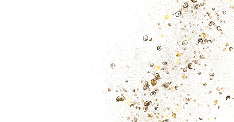 Golden Confetti Explosion