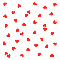 Red heart png sticker, cute Valentine's graphic, transparent background