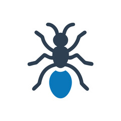 Ant Insect Pest Icon on white background