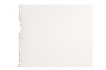 Ripped paper png sticker, white design, transparent background