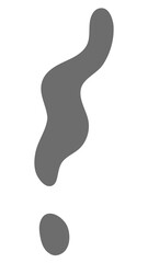 Abstract line png doodle sticker, transparent background