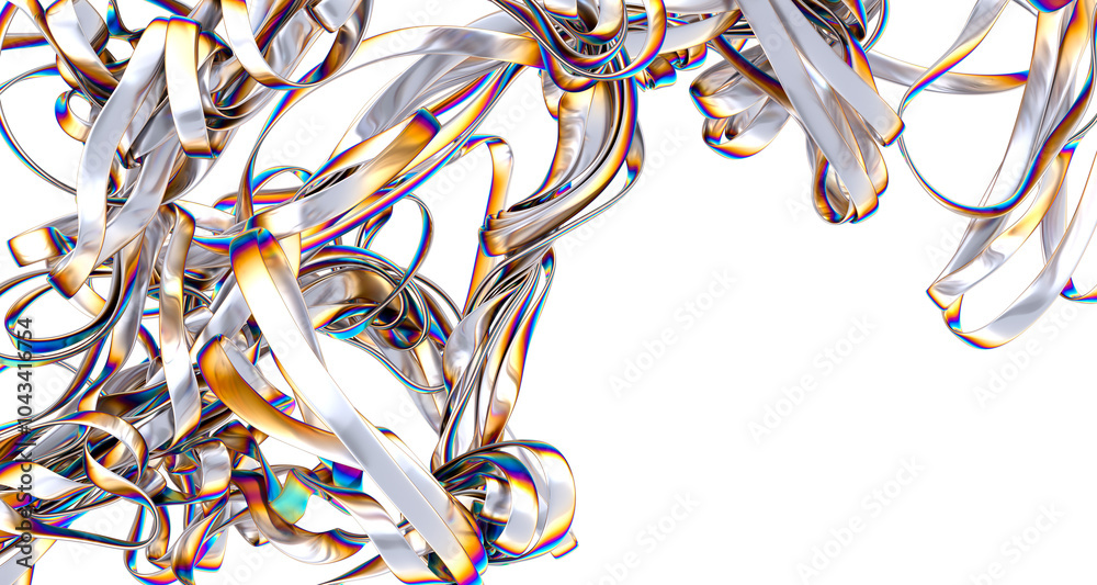 Poster abstract colorful liquid swirl a symphony of color in motion