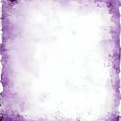 Abstract purple watercolor background with textured edges and a white center.