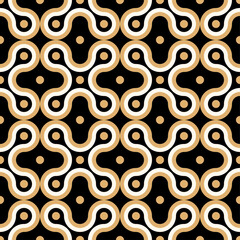Abstract geometric elements seamless pattern background.