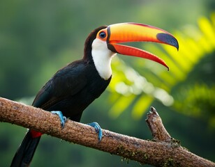 Obraz premium Closeup of Keel-billed Toucan