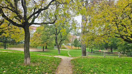 Herbstlicher Park
