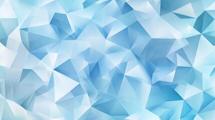 Fototapeta premium Light blue abstract polygon pattern, perfect for modern web designs or presentations.