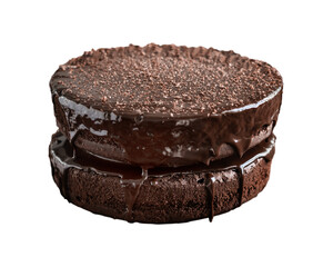 Chocolate cake png, food element, transparent background