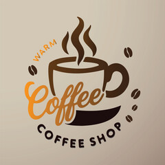 A logo for the coffee shop