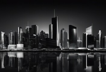 smooth polished chrome surface featuring lively reflections shadows enhancing visual depth, texture, light, shine, metallic, detail, gradient, design