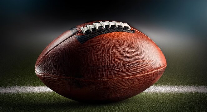 Rugbyball close up