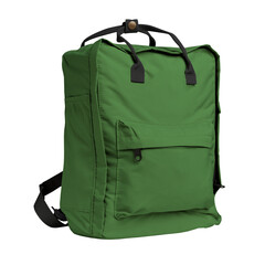 Png  green square bag mockup with label