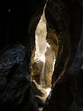 Inside the cave
