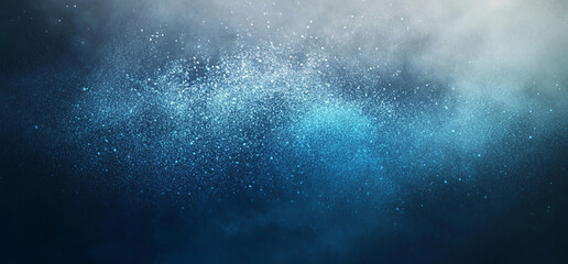 Obraz premium abstract gradient background with grainy texture, showcasing blend of deep blues and soft whites. This image evokes sense of calm and tranquility, perfect for various design projects