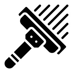 squeegee glyph icon