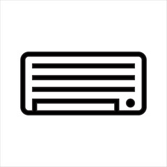 Air Conditioner Icon Vector Design Template