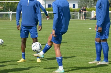 Obraz premium à l'entrainement au football 