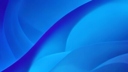 Obraz premium Abstract Blue Gradient Background with Curved Lines