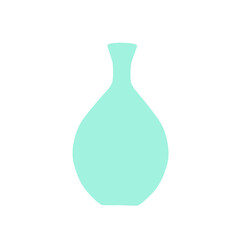 Empty ceramic vases vector collection