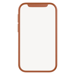 Smartphone png clipart, 3D illustration on transparent background