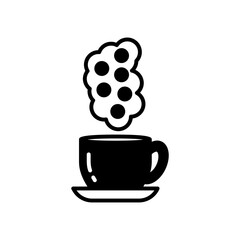 Gas Glyph Icon, Vector illustration