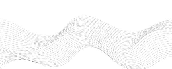 Wave lines vector illustration. Curve wave seamless pattern. Line art striped graphic template.	
